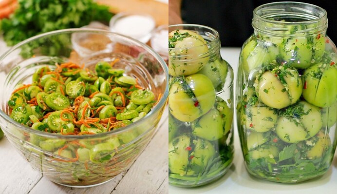 Що робити з зеленими помідорами: виручить рецепт по-корейськи та в маринаді з часником