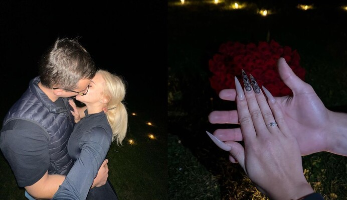 Блогер Юлия Верба сообщила о помолвке с любимым и показала романтические фото