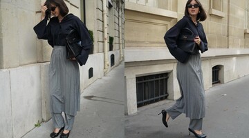 У мережі сперечаються через тренд носити спідницю поверх штанів: фото