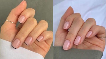 Що таке мікрофренч – наймодніший варіант французького манікюру на короткі нігті