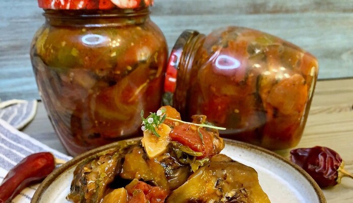 Пикантные баклажаны по-армянски – простой и удачный рецепт консервации на зиму