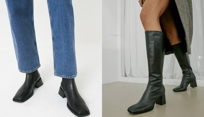 У 2023 році знову в моді взуття з квадратним носком: як виглядає цей тренд