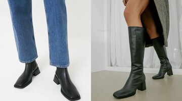 У 2023 році знову в моді взуття з квадратним носком: як виглядає цей тренд