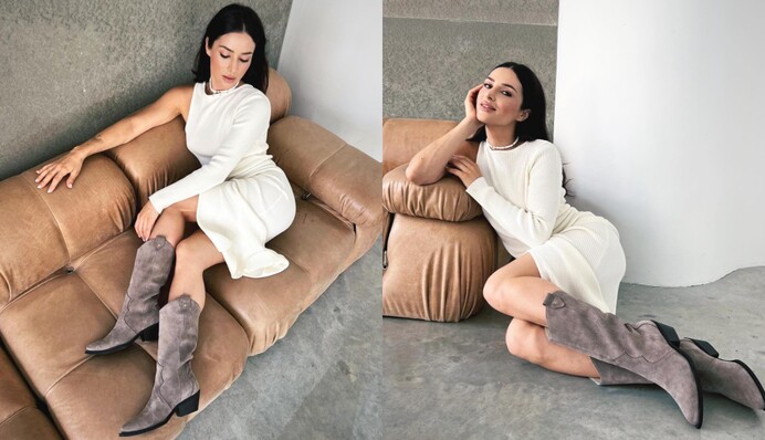 Злата Огнєвіч показала трендові чоботи на осінь: у 2023 році вони стали хітом