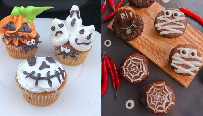 Гарбузові кекси на Хелловін: як приготувати мафіни з простим тематичним декором