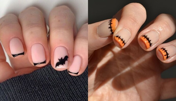 Простий манікюр на Хелловін, який можна зробити до свята навіть без допомоги майстра: фото