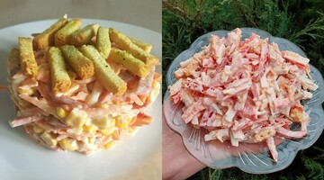 Що покласти у салат з сухариками: три прості рецепти на кожен день