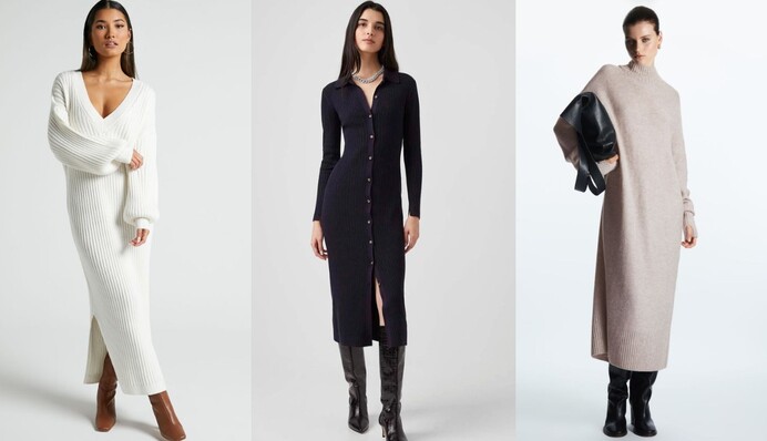 Як виглядають наймодніші теплі сукні на зиму 2023-2024 року: фото