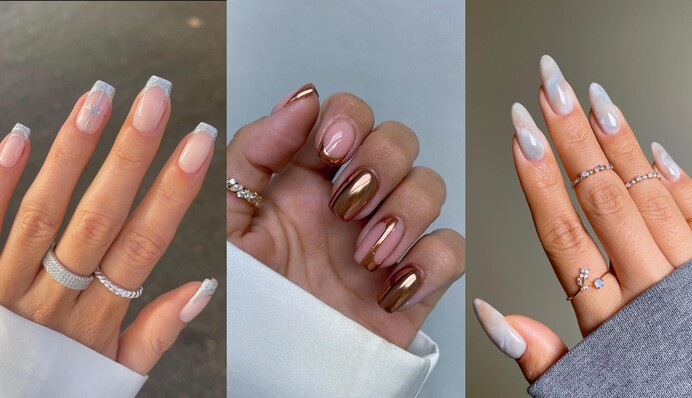 Красивый зимний маникюр, который соответствует главным трендам 2023-2024 года: фото