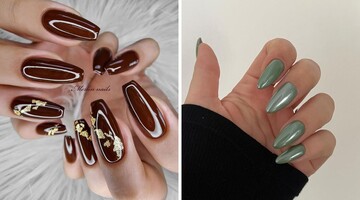 Смарагдовий, фіолетовий та інші модні кольори манікюру на зиму 2024 року: фото