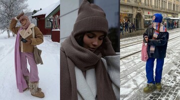 Как модно одеваться зимой: подборка трендовых образов в холодную и снежную погоду