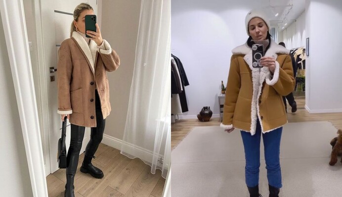 Маша Єфросиніна та Христина Горняк показали наймодніші дублянки сезону: фото