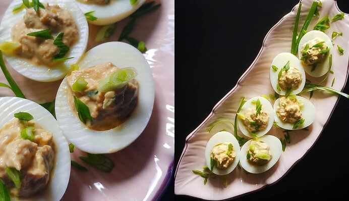 Быстрая закуска на праздничный стол: топ-3 рецепта фаршированных яиц