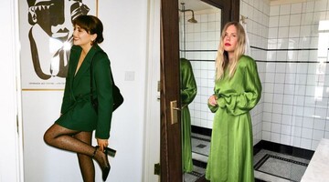 Зелений - щасливий колір-2024: які фасони суконь та відтінки обрати для новорічної ночі