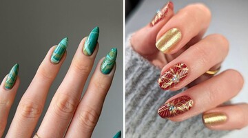 Идеи модного маникюра на Новый год 2024: праздничные варианты на короткие и длинные ногти