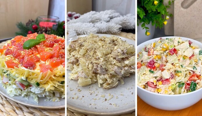 Рецепти салатів на Новий рік-2024: що приготувати на святковий стіл