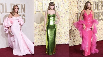 Джей Ло в розовом, Тейлор Свифт – в пайетках: лучшие образы звезд на "Золотом глобусе-2024"