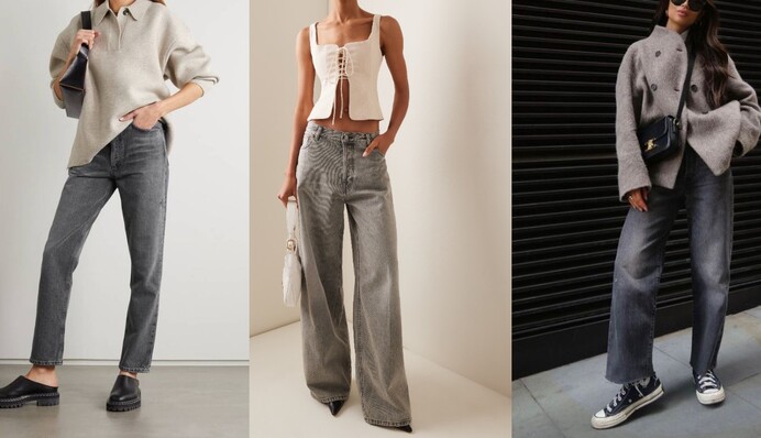 Как выглядят самые модные джинсы 2024 года: один цвет стал самым популярным