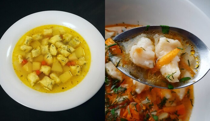 Простое и вкусное блюдо на обед: рецепт супа с творожными галушками
