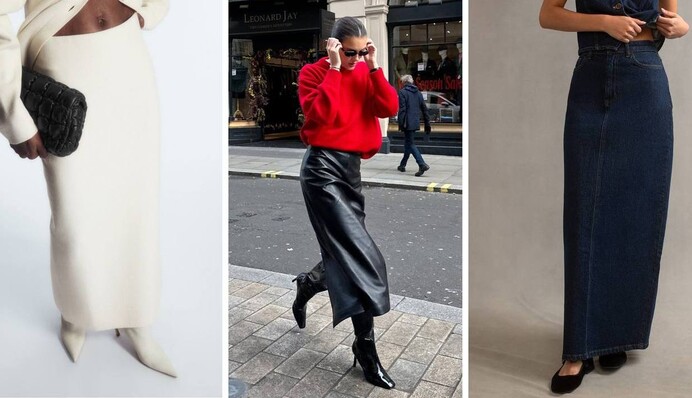 Длина макси, кожа и деним: какие юбки будут модными в 2024 году