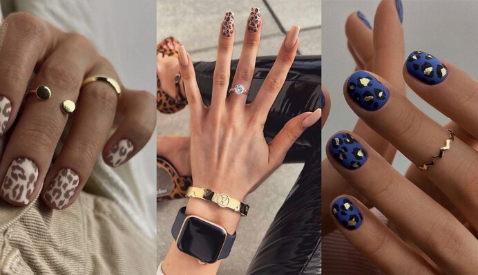 Леопардовый маникюр - смелый тренд 2024 года: подборка модных дизайнов