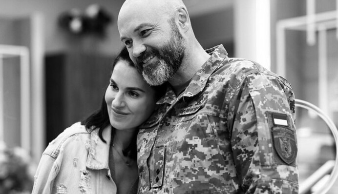 Вперше за рік: Маша Єфросиніна показала зворушливе фото з відпустки чоловіка-військовослужбовця