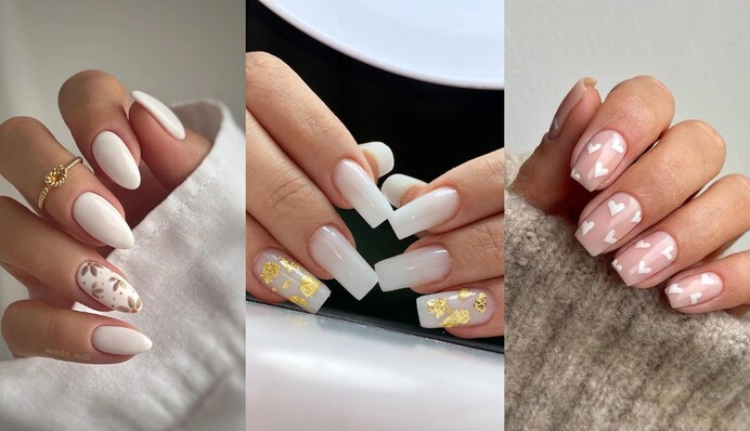 Белый маникюр не выходит из моды: подборка стильных дизайнов на 2024 год