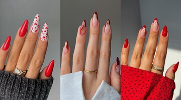 Красный маникюр ко Дню влюбленных: какие ногти сделать в главном цвете сезона