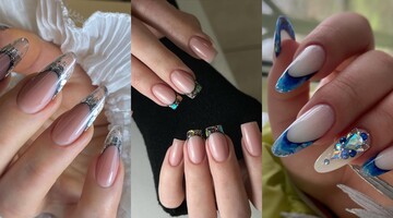 Что такое выкладной френч и как выглядит этот популярный вид маникюра: фото
