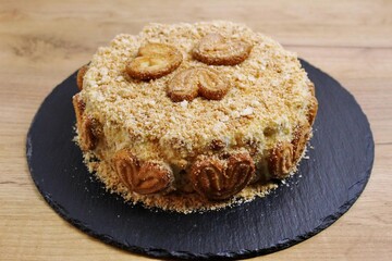 Рецепт торта с печеньем 