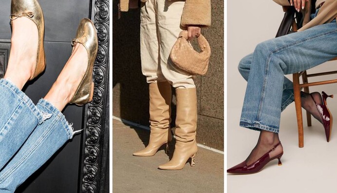 Сапоги-слоучи и удобные балетки: как выглядит модная обувь 2024 года