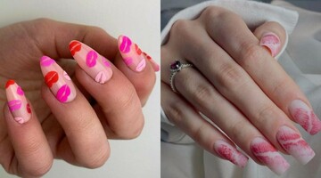 Маникюр с поцелуями – яркий тренд на День влюбленных: фото