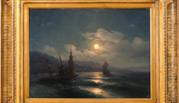Россияне хотят пустить с молотка картину Айвазовского, похищенную из Музейного фонда Украины
