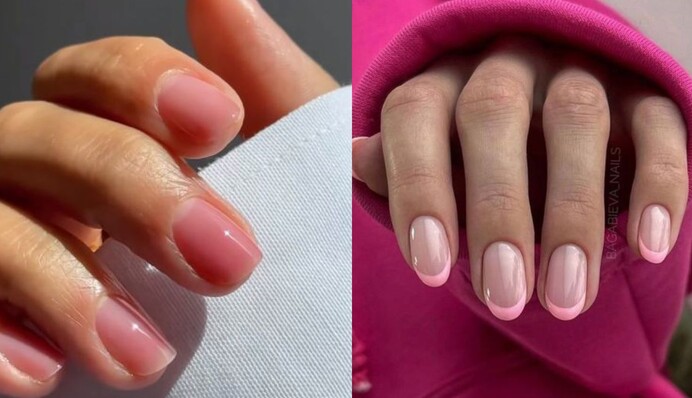 Нежно-розовый маникюр стал изысканным трендом весны 2024 года: фото