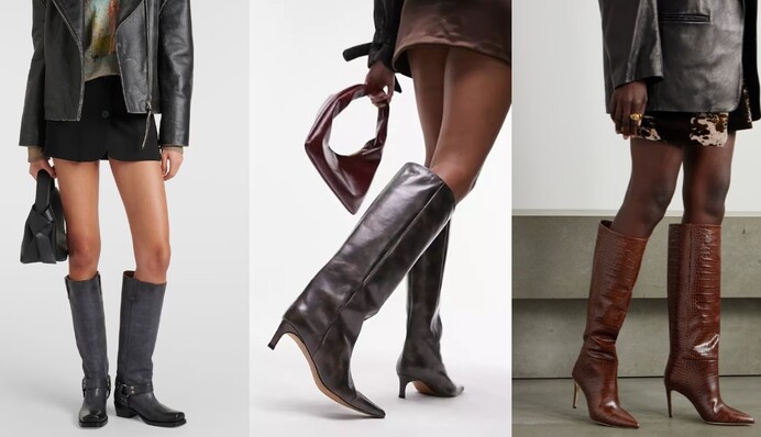 Мікропідбори і широка халява: який вигляд мають наймодніші чоботи на весну-2024