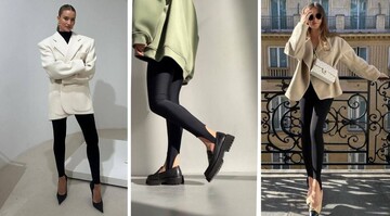 Легінси зі штрипками повернулися в моду у 2024 році: з чим носити цей фасон навесні