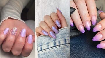 Лавандовый маникюр стал главным трендом весны 2024 года: фото модных ногтей