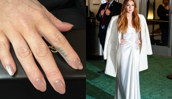 Ліндсі Лохан показала елегантний тренд манікюру, який підкорює модниць в усьому світі: фото