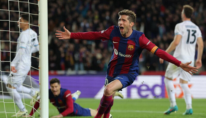 Барселона - Наполи - 3:1 каталонцы наконец-то в четвертьфинале Лиги чемпионов