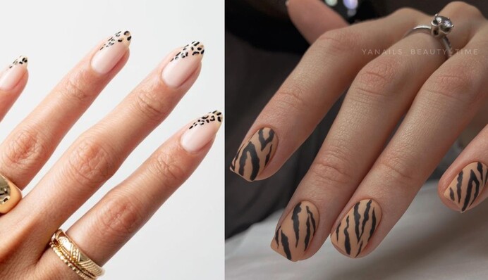 Сучасні ідеї тигрового манікюру, який став трендом весни 2024 року: фото