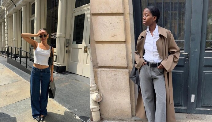 Низька посадка та сірий колір: який вигляд мають наймодніші джинси 2024 року