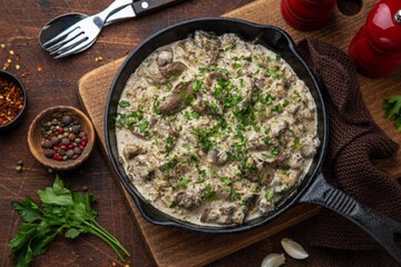 Как приготовить куриную печень: рецепт в сметане подойдет к любому гарниру