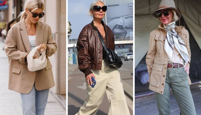 Стилисты назвали трендовые фасоны весенних жакетов, которые следует носить женщинам после 50 лет