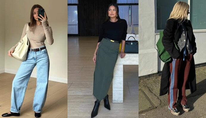 Юбка-карандаш и джинсы-подковы: как выглядят главные тренды весны 2024 года