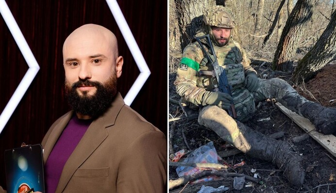 Очень сложная травма: комик Виктор Розовый на фронте получил серьезное ранение головы