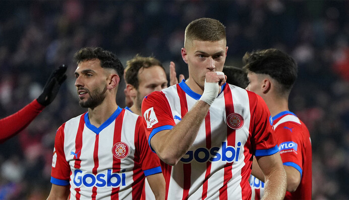 Атлетико - Жирона - 3:1 гол и промах Довбика