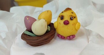 Шоколадные гнезда – оригинальное украшение для пасок: как сделать сладкий пасхальный декор