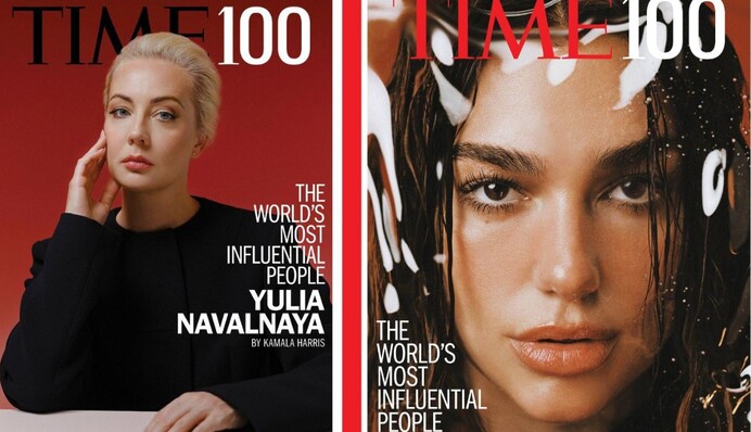 Журнал Time назвал самыми влиятельными женщинами 2024 года жену Навального и певицу Дуа Липу