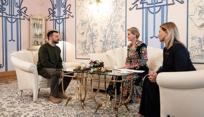 Герцогиня Единбурзька, яка приїхала до Києва, зустрілася із Зеленськими: що відомо про її візит