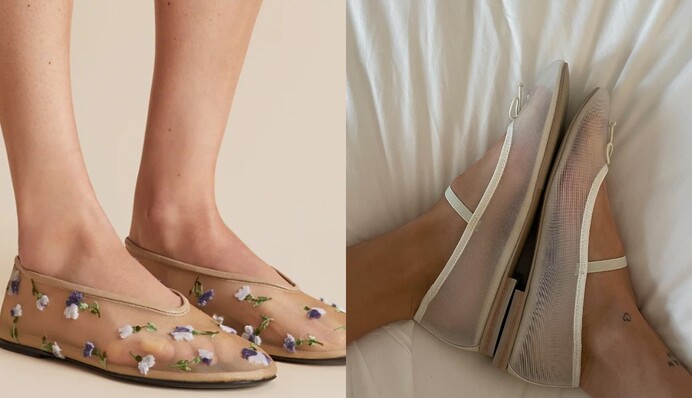 Балетки в сеточку – самый желанный тренд этого сезона: на какие модели обратить внимание